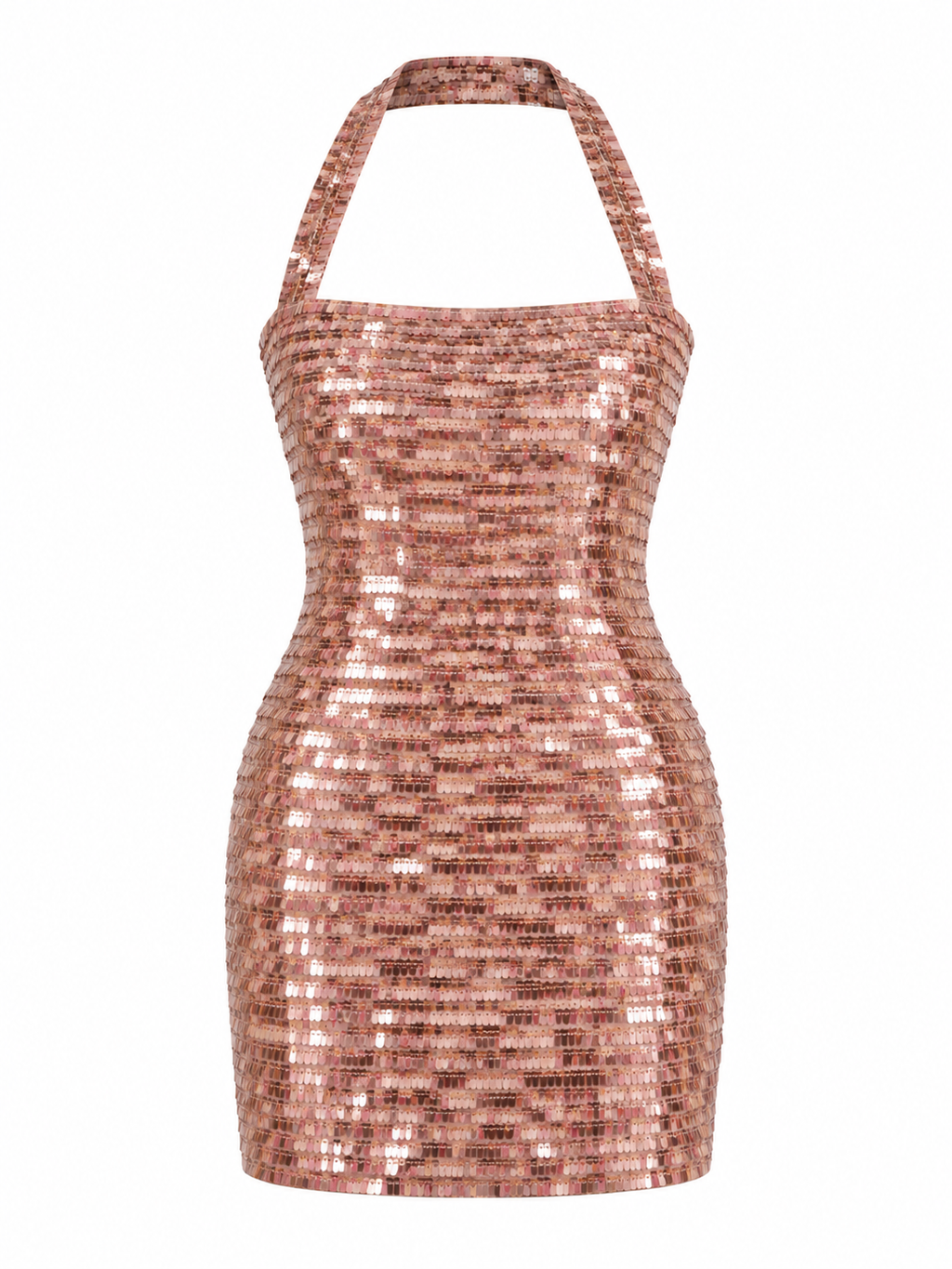 The Serena Dress - Champagne Rose