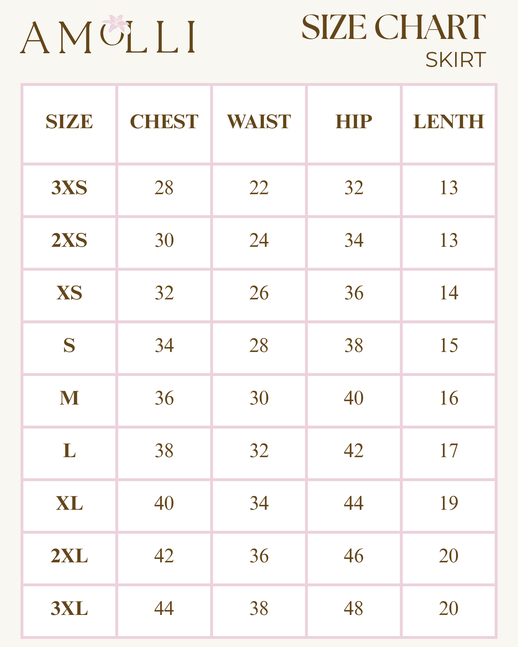 Size Guide