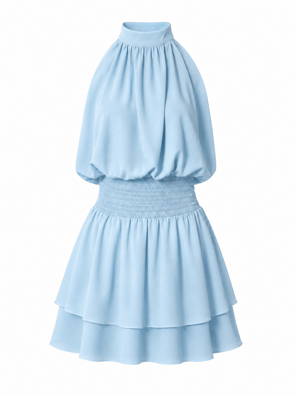 The Mona Dress in Powder Blue