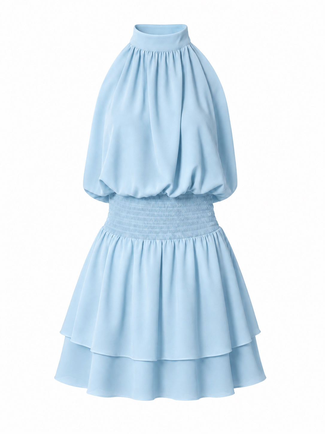 The Mona Dress in Powder Blue