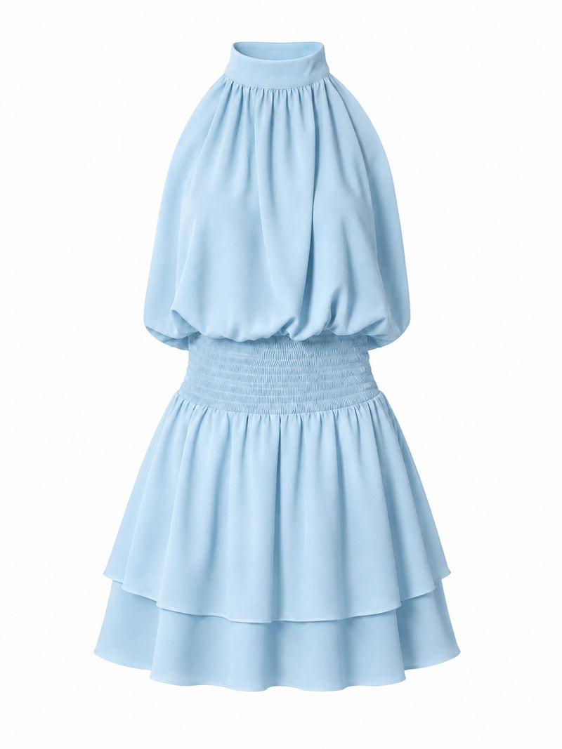 The Mona Dress in Powder Blue