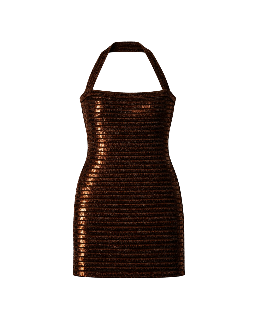 The Serena Dress - Mocha Brown