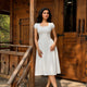 Luna Midi - Pearl White