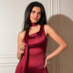The Elara Dress - Cherry Red