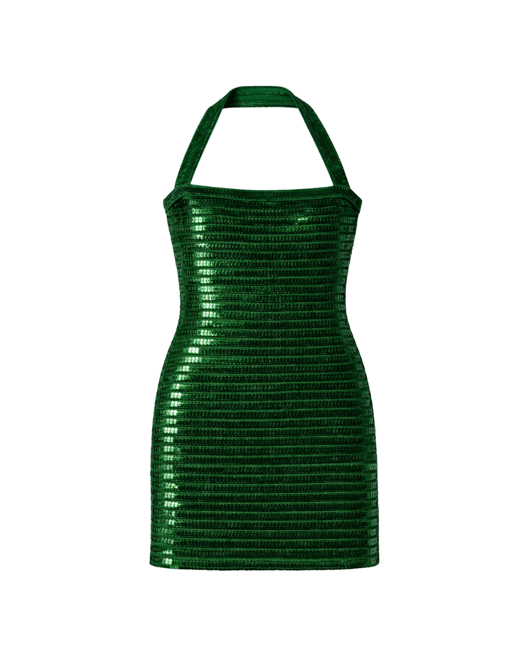 The Serena Dress -  Festive Green