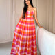 The Meher Madras Maxi - Sunset Sorbet