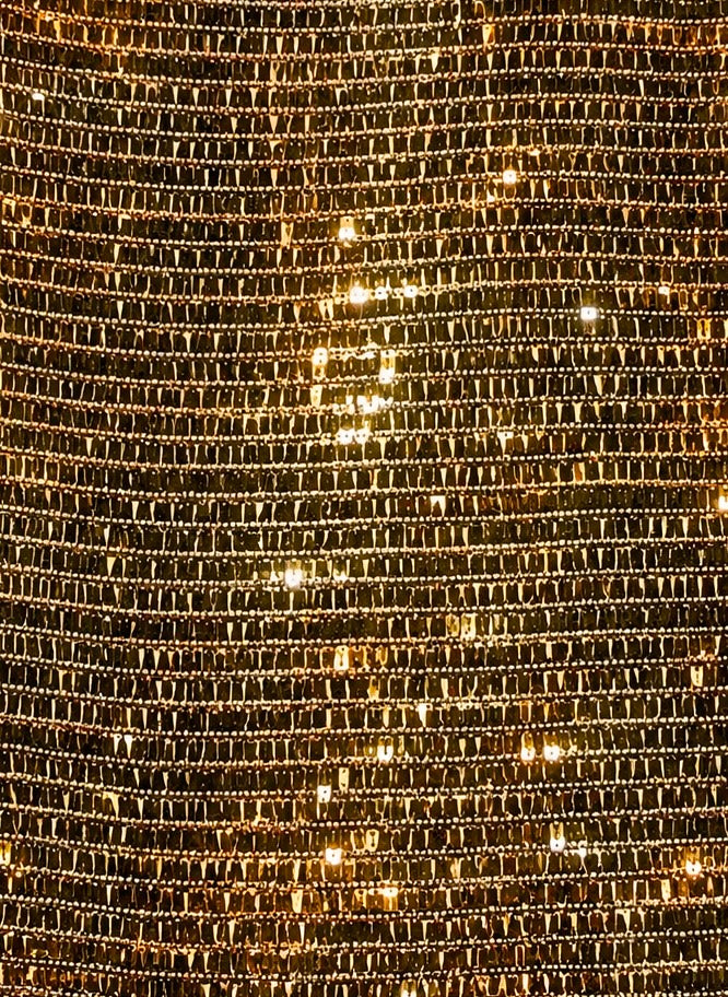 Golden Sequin Skirt
