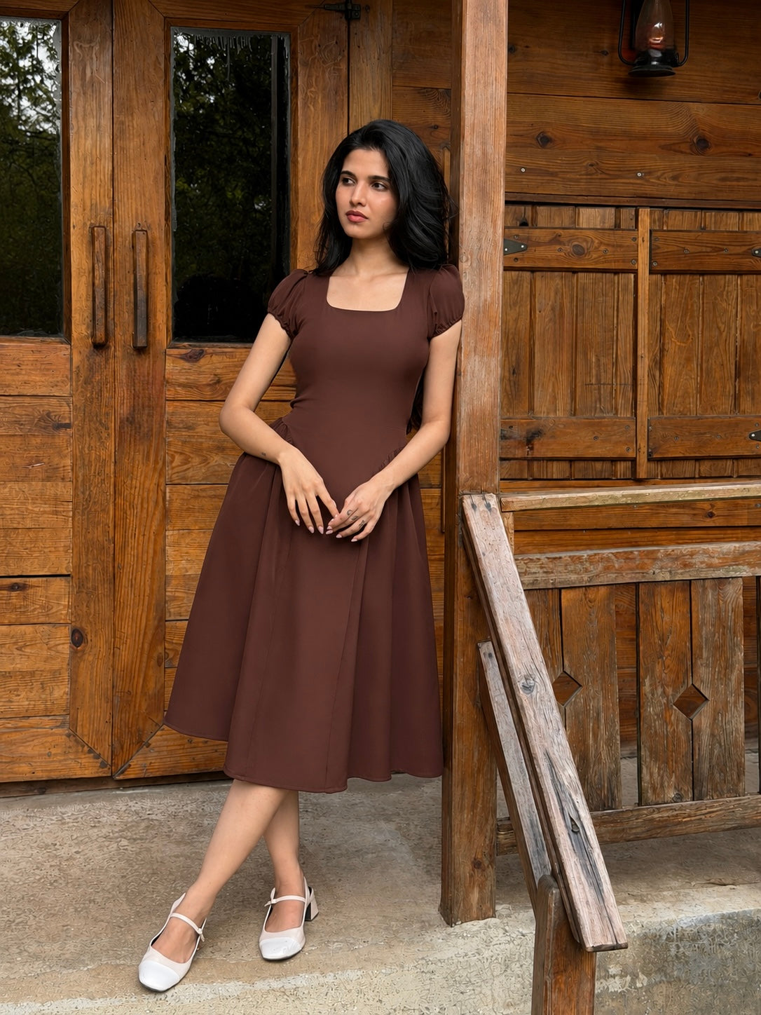 Luna Midi - Mocha Brown