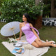 The Bloom Satin Mini - Lilac