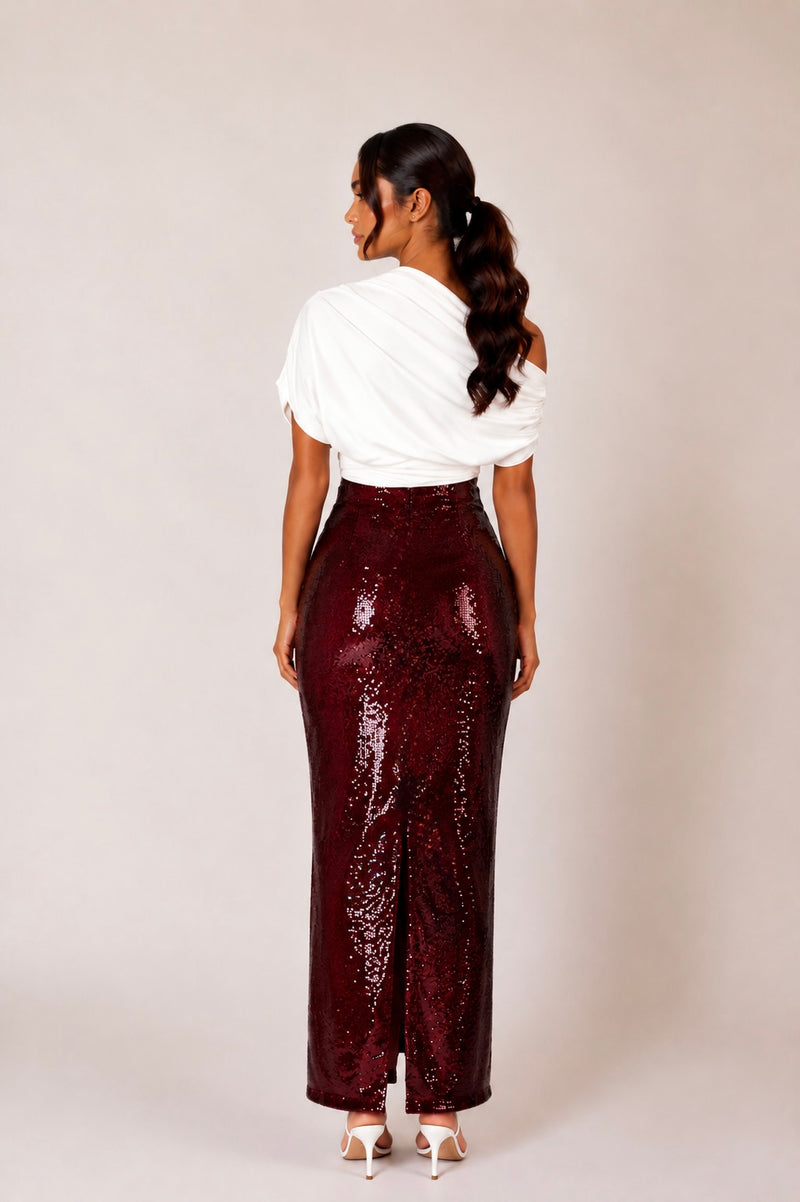 Cherry Brew Long Skirt