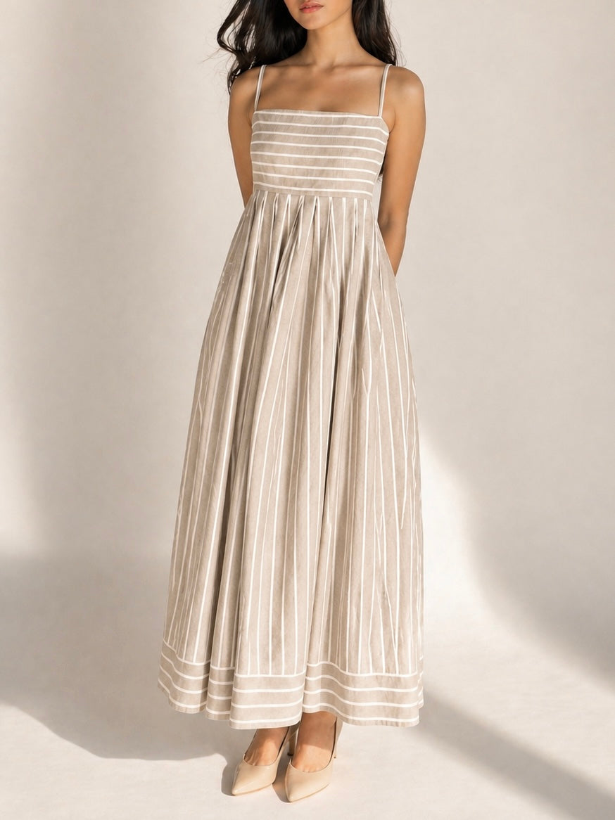 The Amara Sundress - Crème