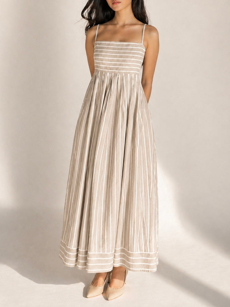 The Amara Sundress - Crème