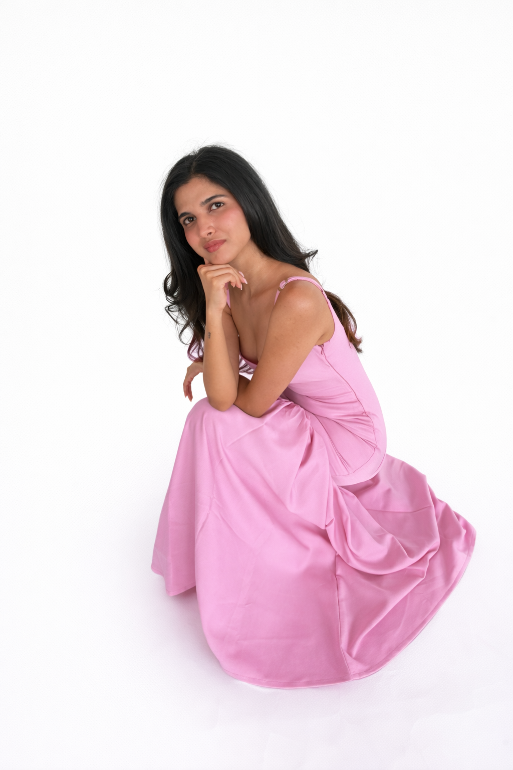 The Modern Staple Dress — Signature Pink