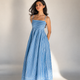 The Amara Sundress - Sky Blue