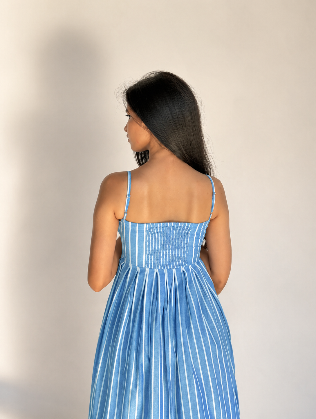 The Amara Sundress - Sky Blue