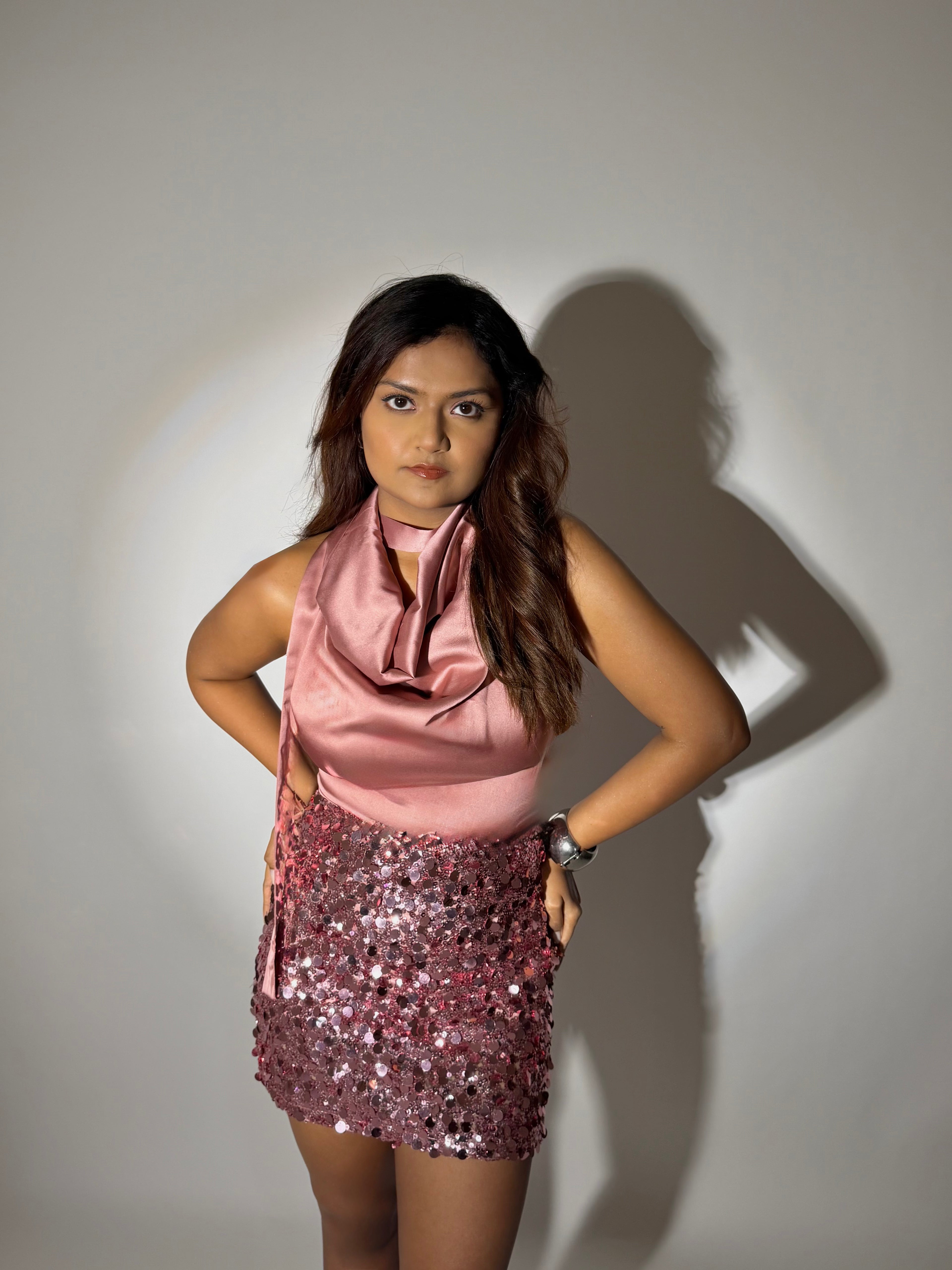 The 2000’s Party Girl :  Co-ord set in Pink