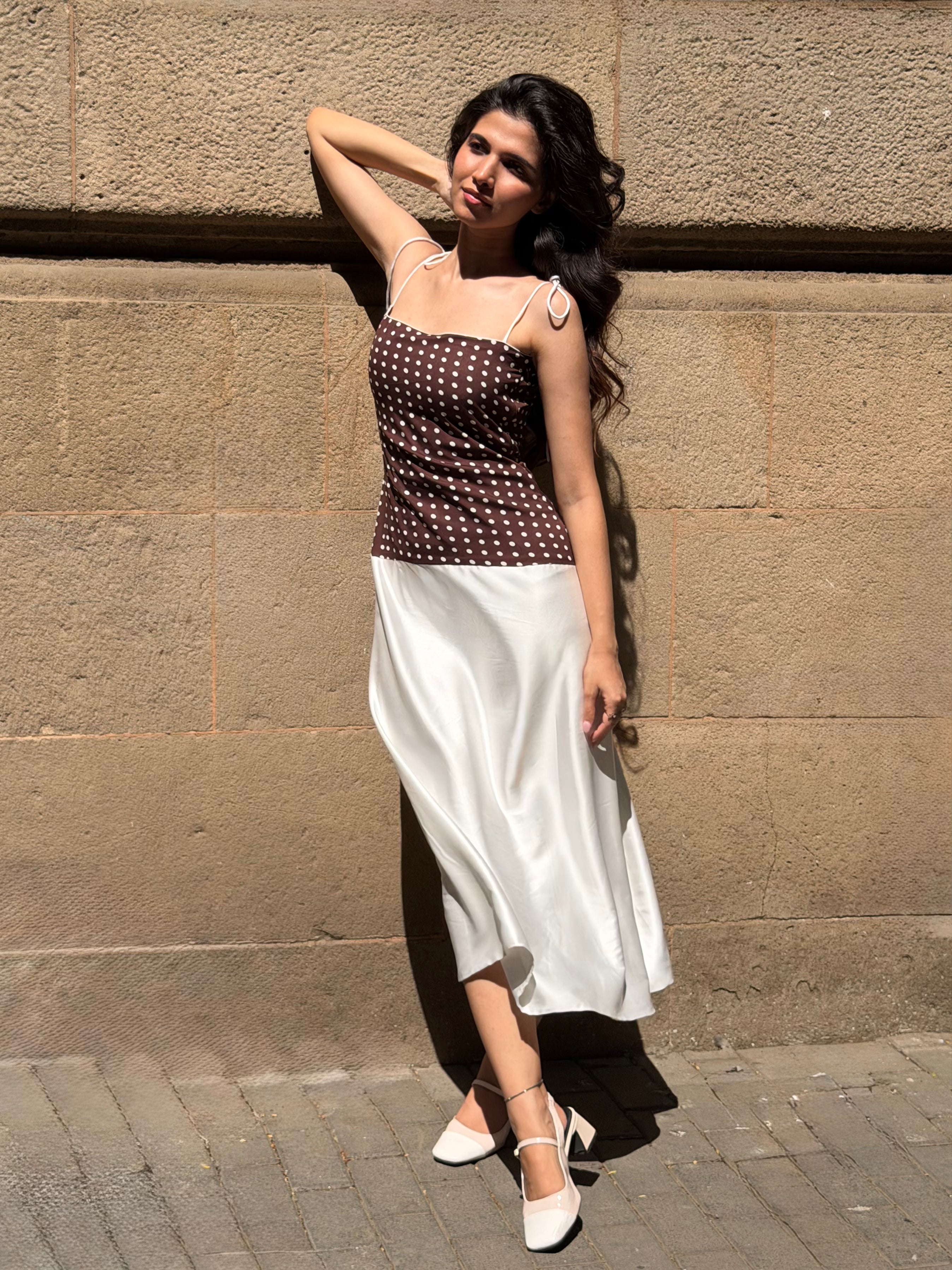 The Aisha Dress - in Espresso Brown