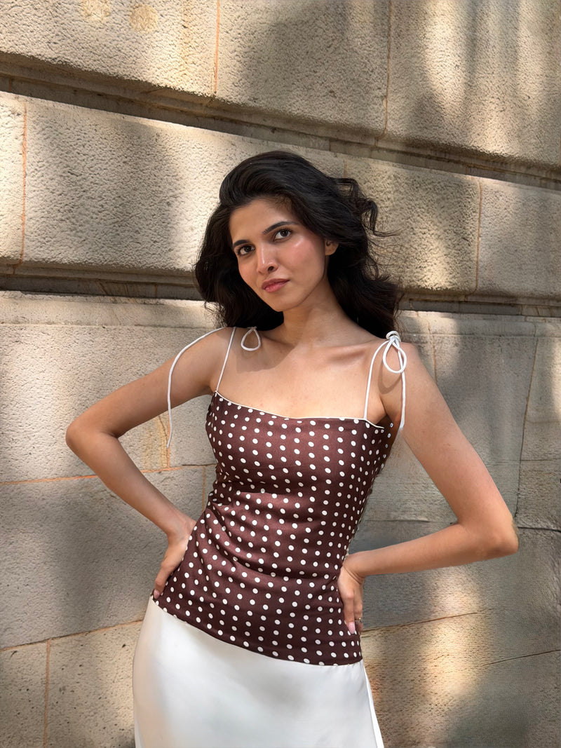 The Aisha Dress - in Espresso Brown