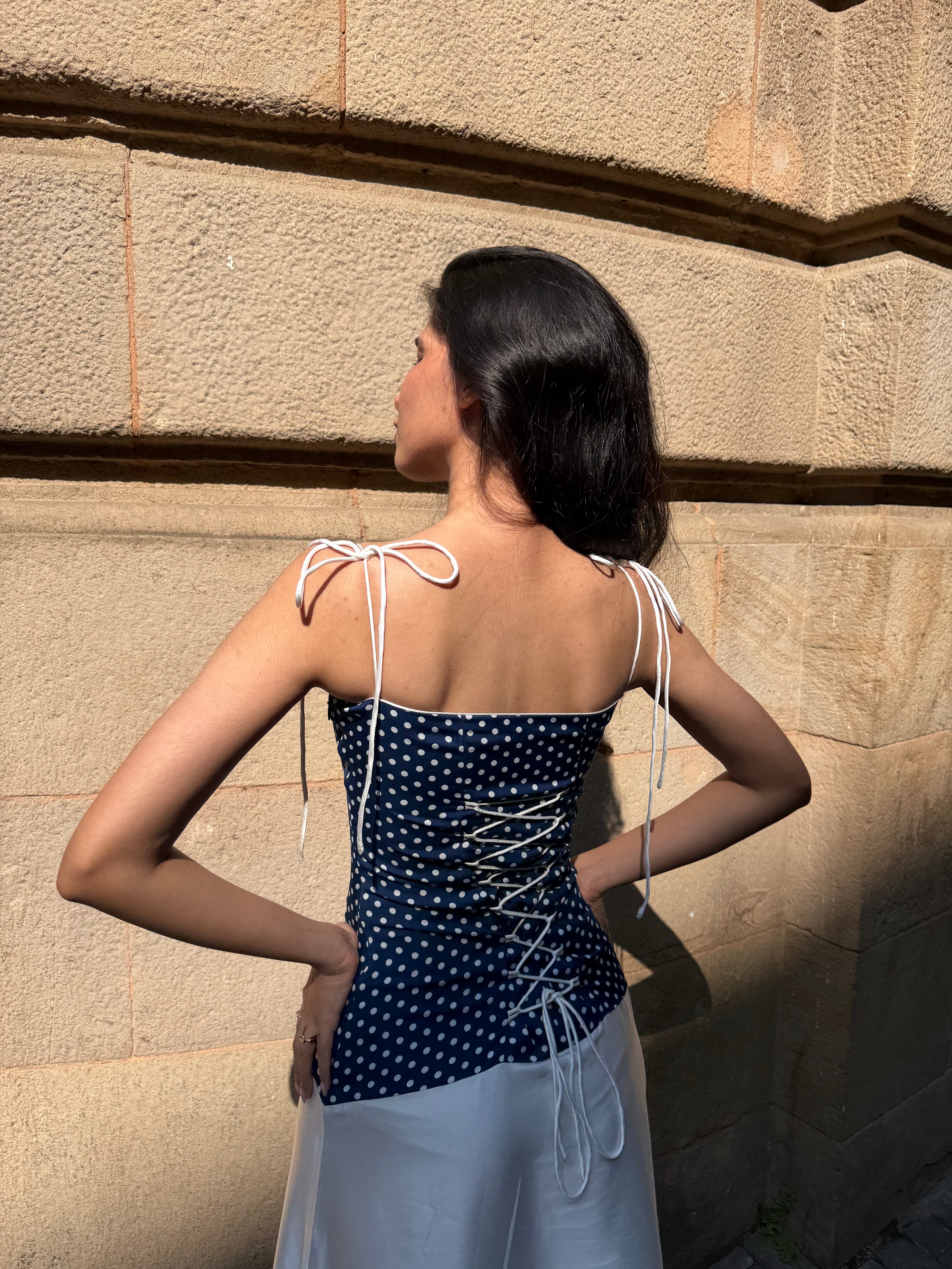 The Aisha Dress - in Midnight Navy