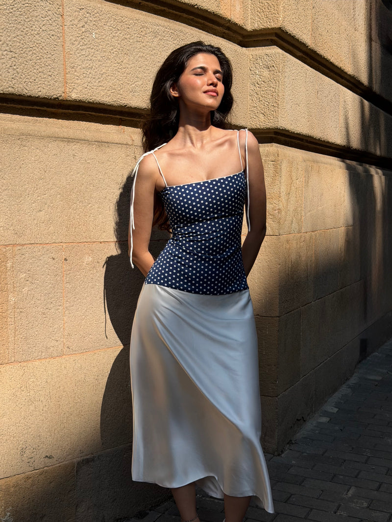 The Aisha Dress - in Midnight Navy