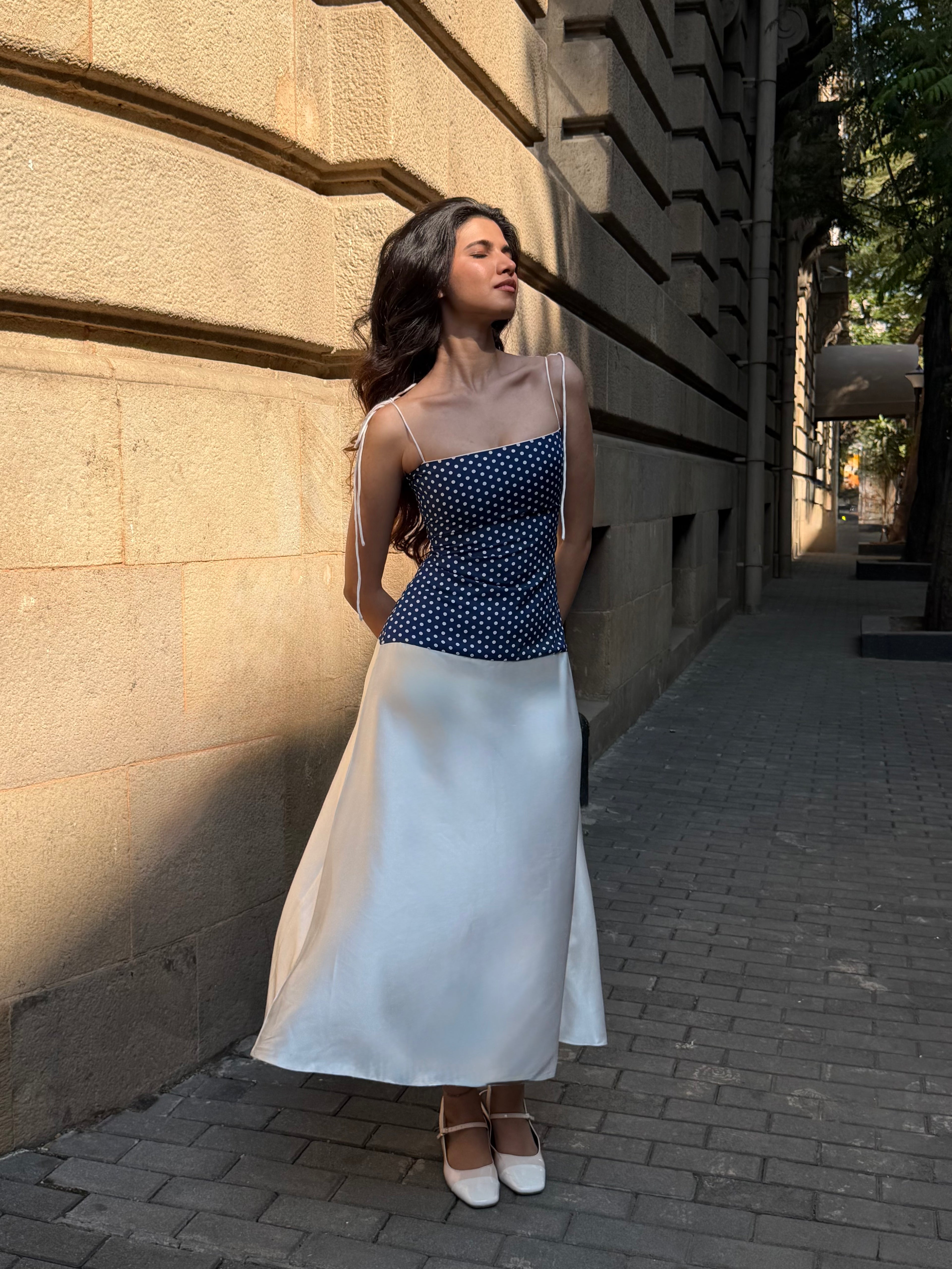 The Aisha Dress - in Midnight Navy