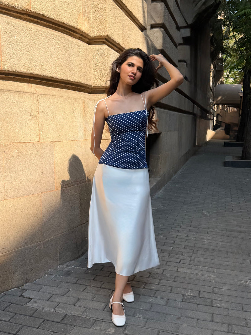 The Aisha Dress - in Midnight Navy