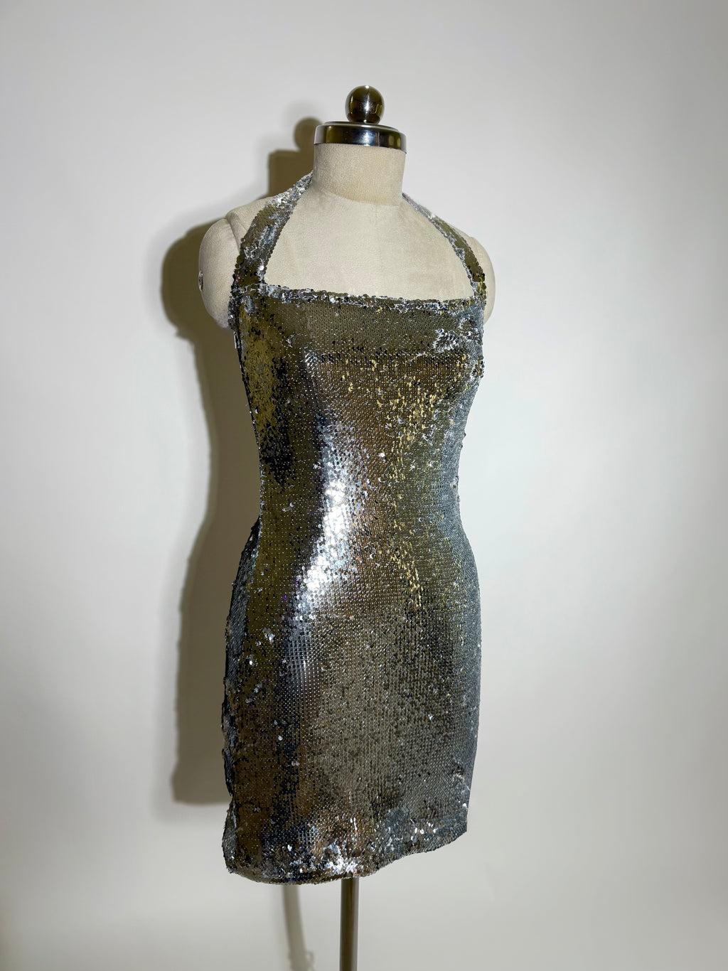 The Silver Disco Dress