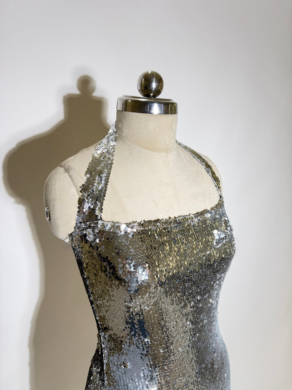 The Silver Disco Dress