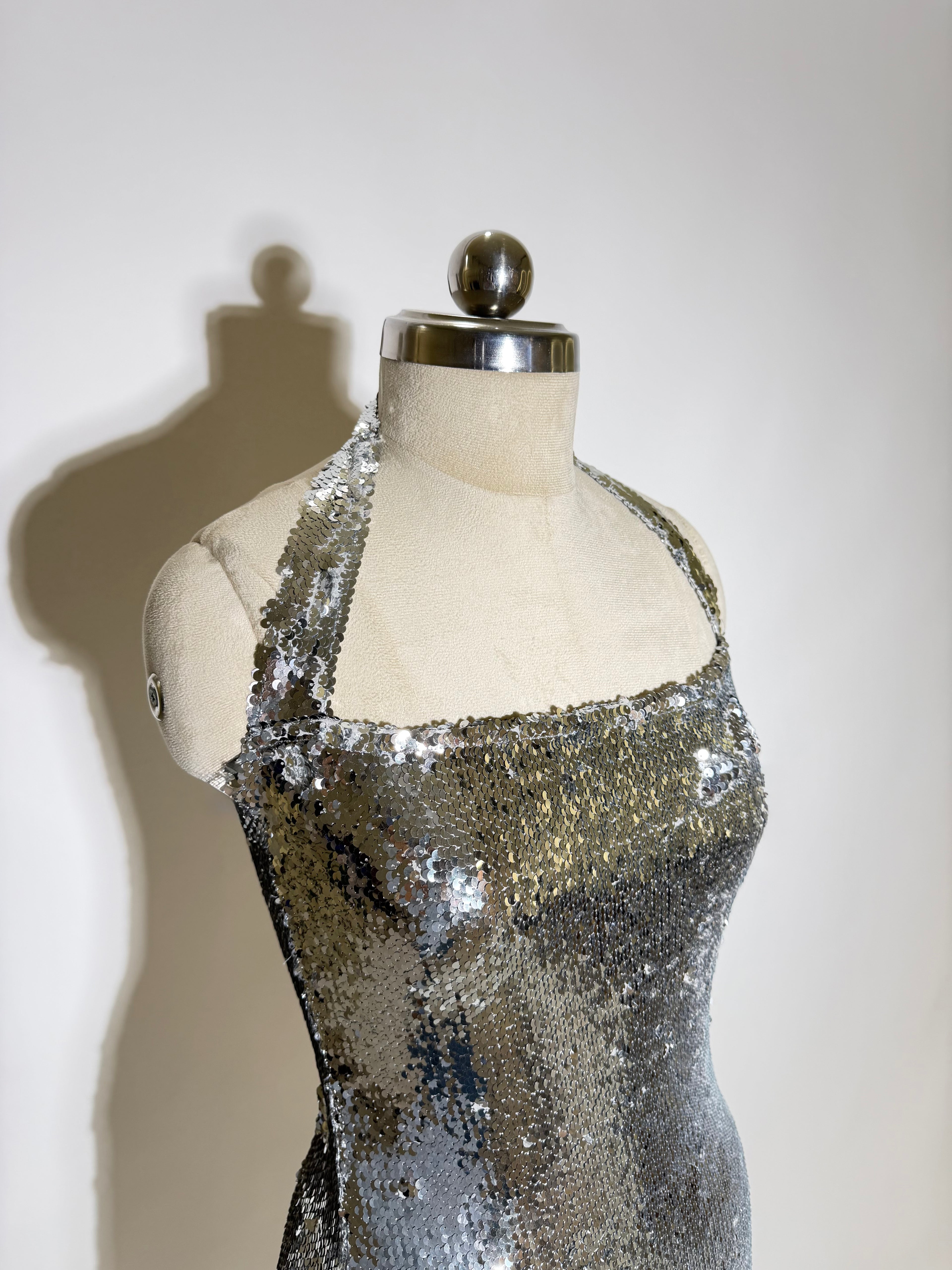 The Silver Disco Dress
