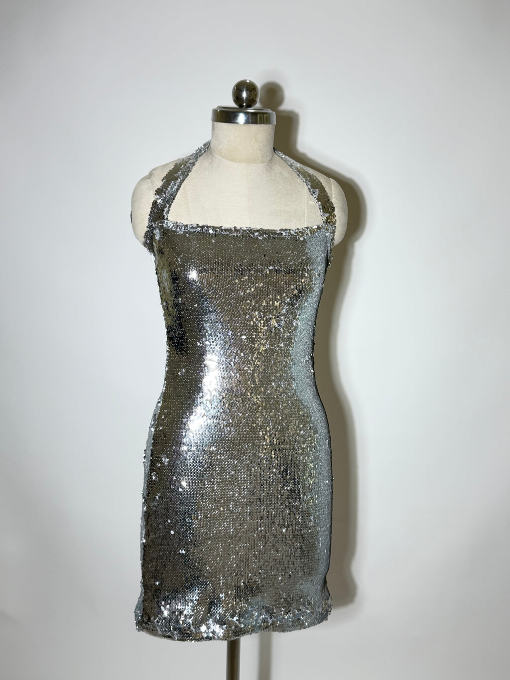 The Silver Disco Dress