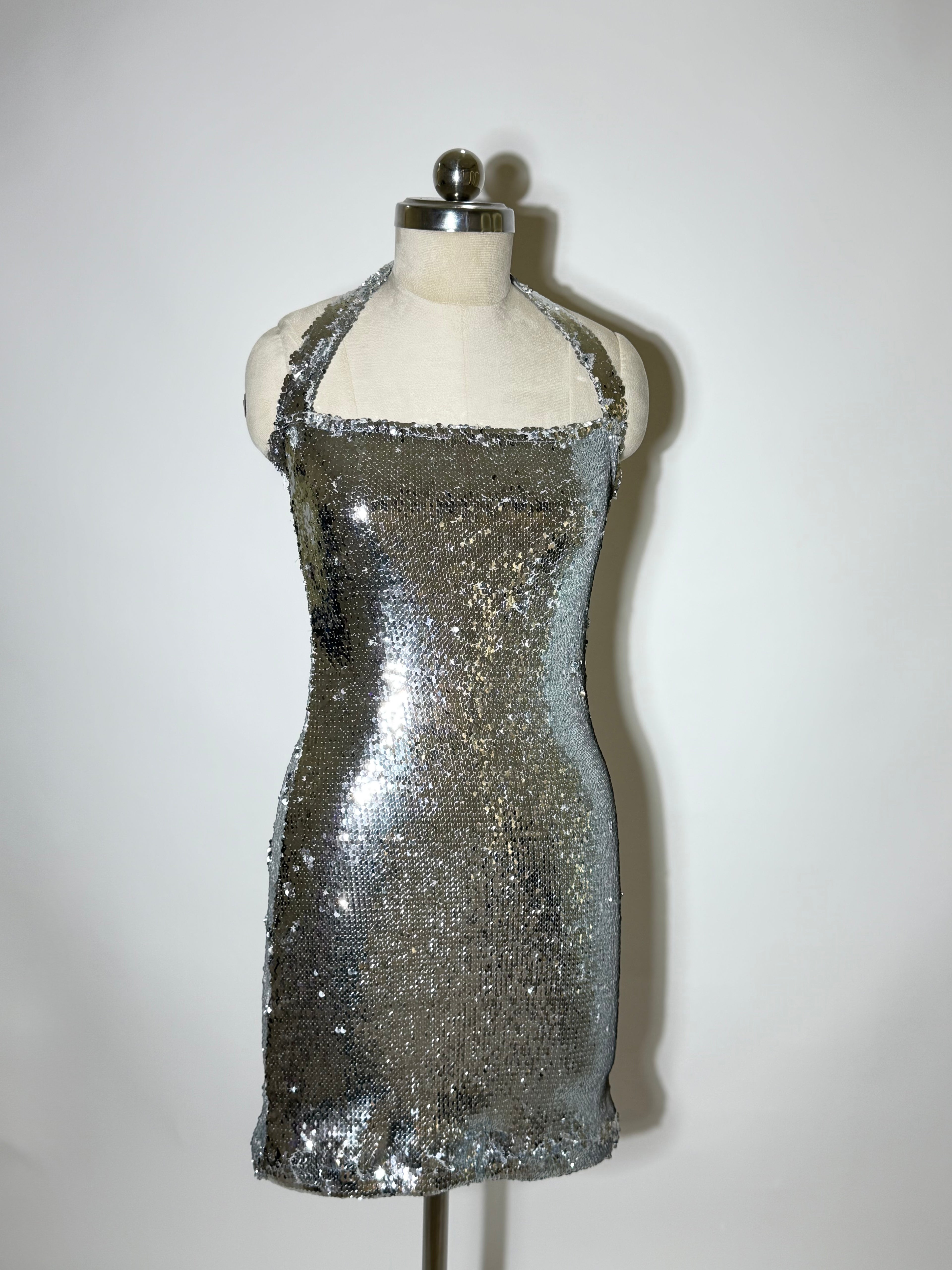 The Silver Disco Dress