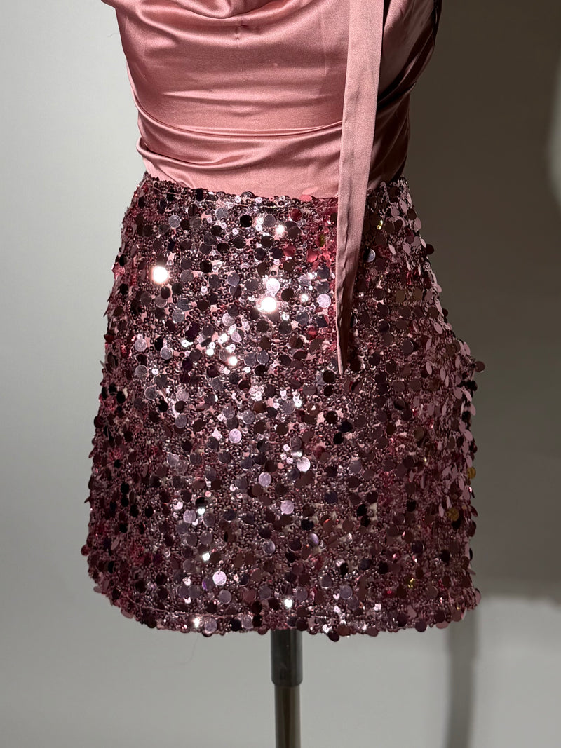 Afterparty Skirt in Pink