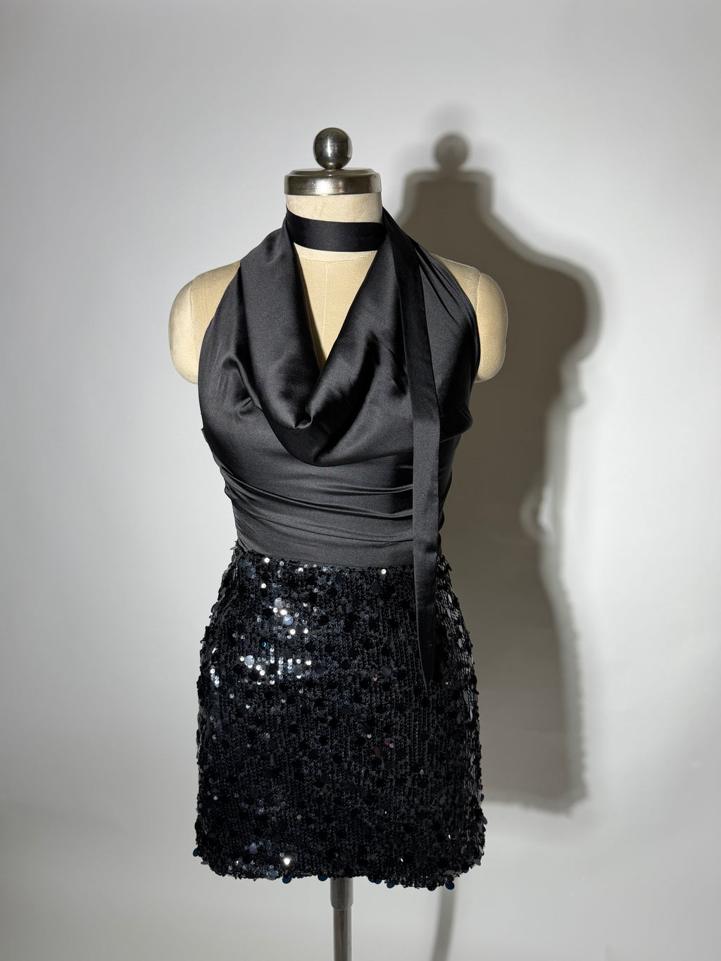 The 2000’s Party Girl :  Co-ord set in Black