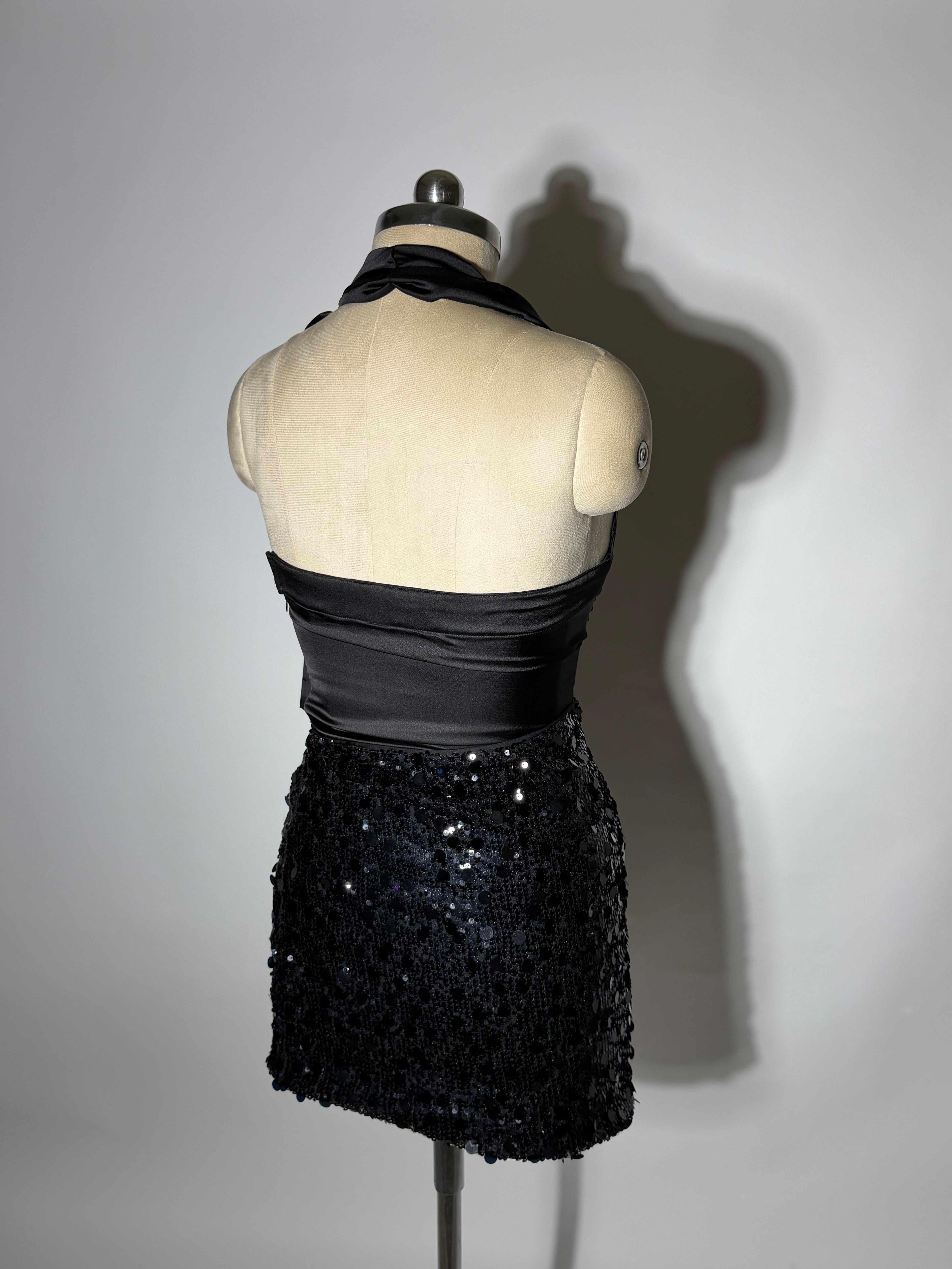 The 2000’s Party Girl :  Co-ord set in Black