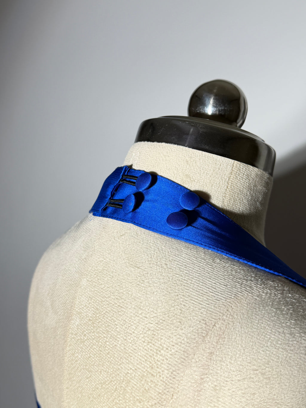 The AM to PM Luxe Satin Dress - in Royal Blue