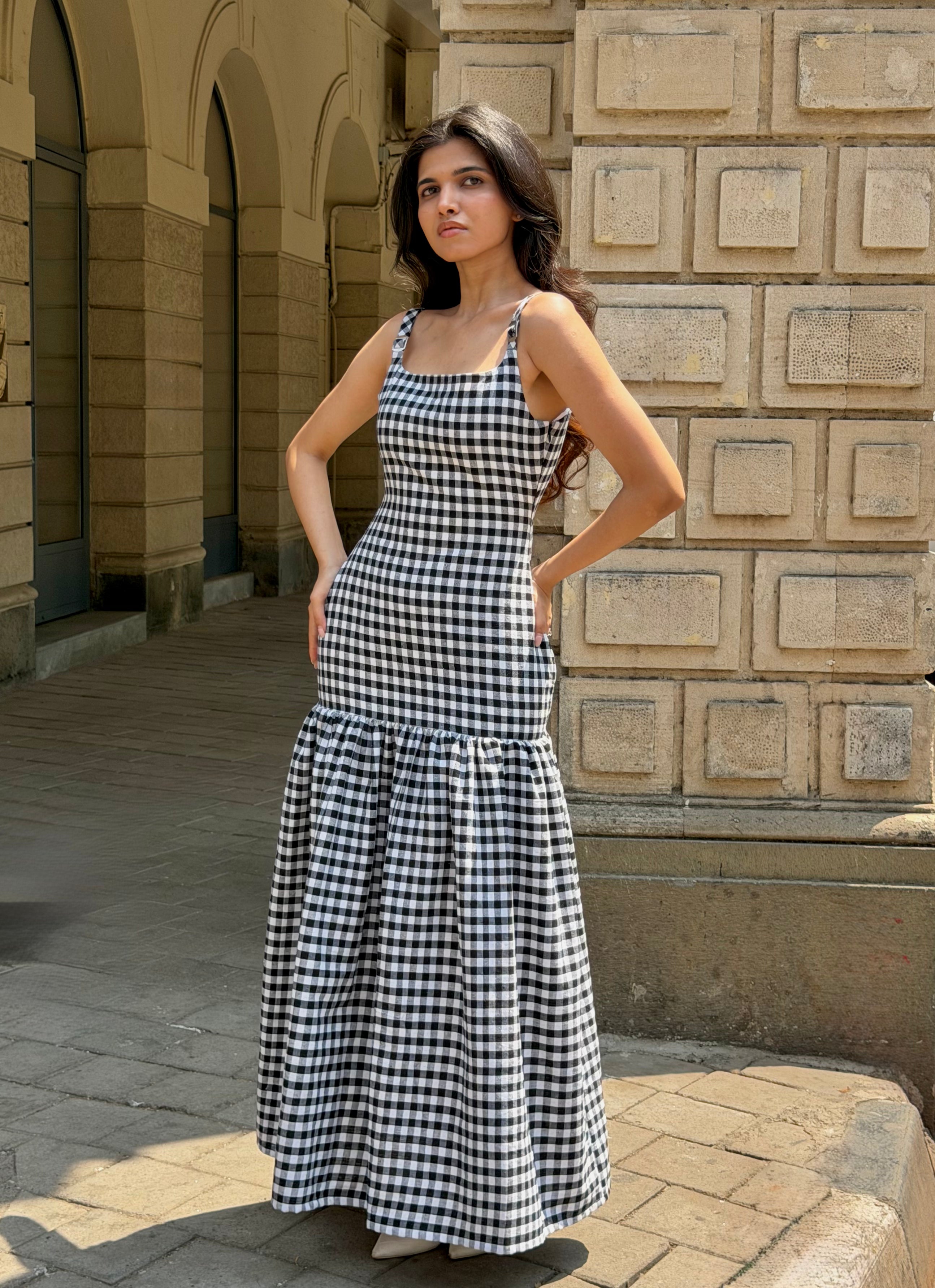 The Gigi Dress in Classic Black & White