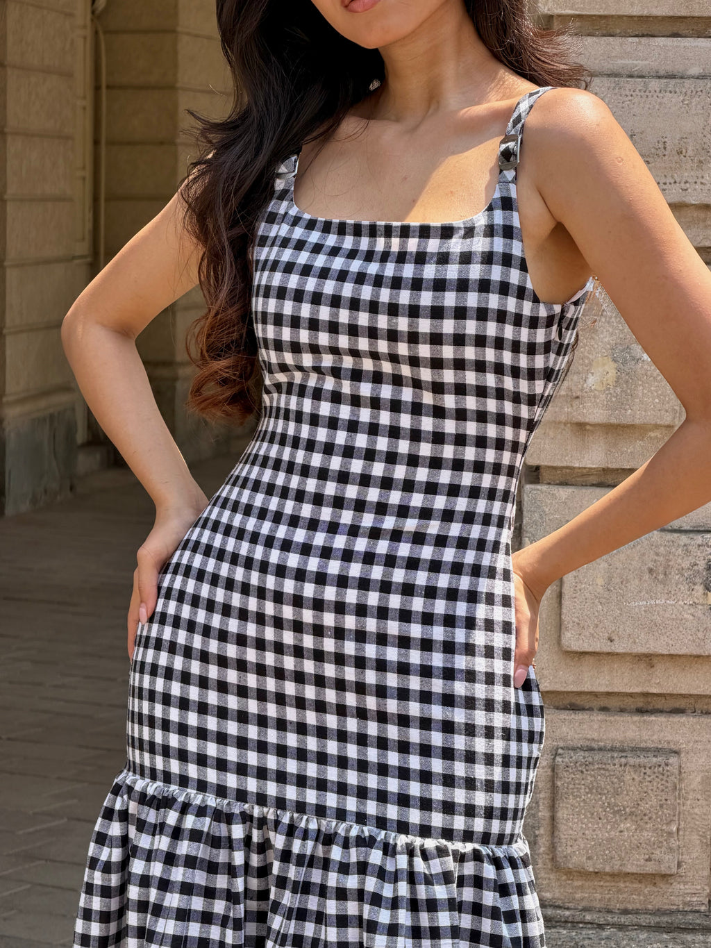 The Gigi Dress in Classic Black & White