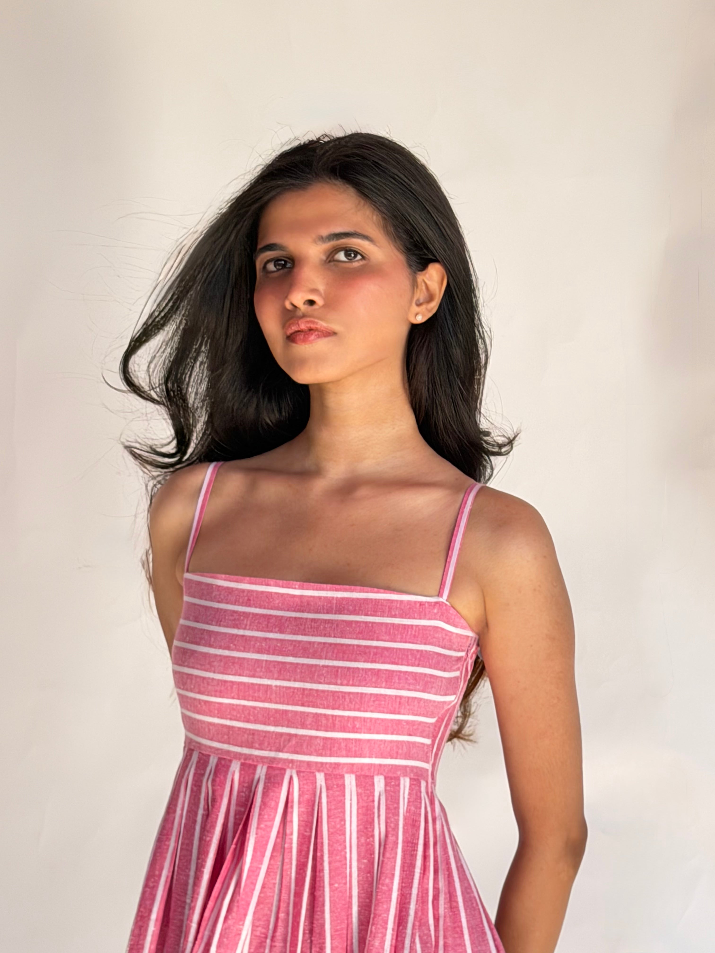 The Amara Sundress - Blush Pink