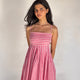 The Amara Sundress - Blush Pink