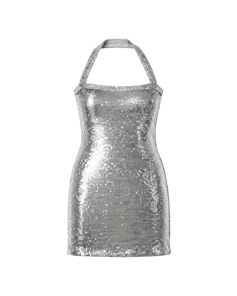 The Silver Disco Dress