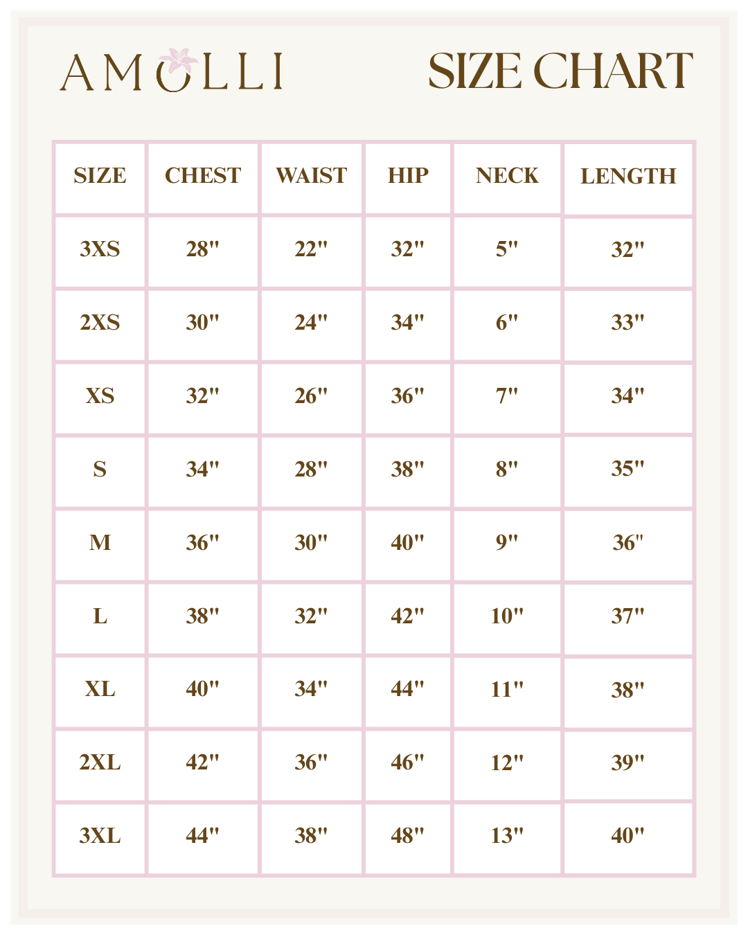 Size Guide